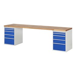 Rau Werkbank Modell 7511, B 3000 x T 900 x H 840mm