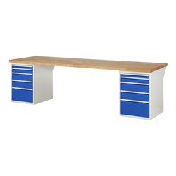 Rau Werkbank Modell 7511, B 3000 x T 900 x H 840mm