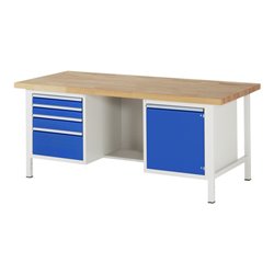 Rau Werkbank Modell 8553, B 2000 x T 900 x H 840mm