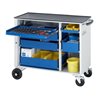 Rau Werkzeugwagen mit 4 Schubladen Metall BxTxH 1025x520x890mm