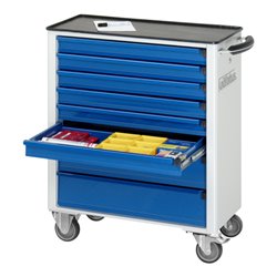 Rau Werkzeugwagen mit 8 Schubladen Metall BxTxH 700x350x860mm
