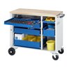 Rau Werkzeugwagen mit 4 Schubladen Buche BxTxH 1025x520x890mm