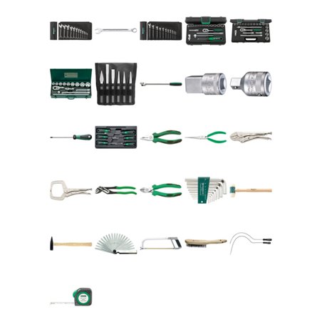 Stahlwille Baumaschinensatz Gewicht 35,8kg 129tlg.