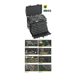 Stahlwille Werkzeugsortiment für Flugzeuge (AOG-Kit) im Trolley Nr.13221 WT/TS 163tlg.