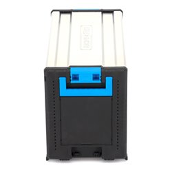 Gedore Werkzeugbox WorkMo B2, 2 Schubladen, 1 Fach, Plastik/Alu, mit Zubehör abschließbar, leer, Werkzeug-Mobil 1110 WM-321