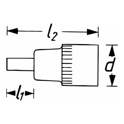 HAZET Scheinwerfer-Einstellwerkzeug 2797-14 Vierkant hohl 10 mm (3/8 Zoll) Innen-Sechskant Profil 14