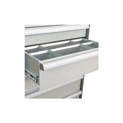 STIER Schubladeneinteilung Metalleinteilung BLH 75 mm Innenmaß 500x450 mm 12 Fächer 6 x TW 175