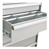 STIER Schubladeneinteilung Metalleinteilung BLH 100/125 mm Innenmaß 500x450 mm 8 Fächer