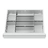 STIER Schubladeneinteilung Metalleinteilung BLH 150/175 mm Innenmaß 500x450 mm 8 Fächer