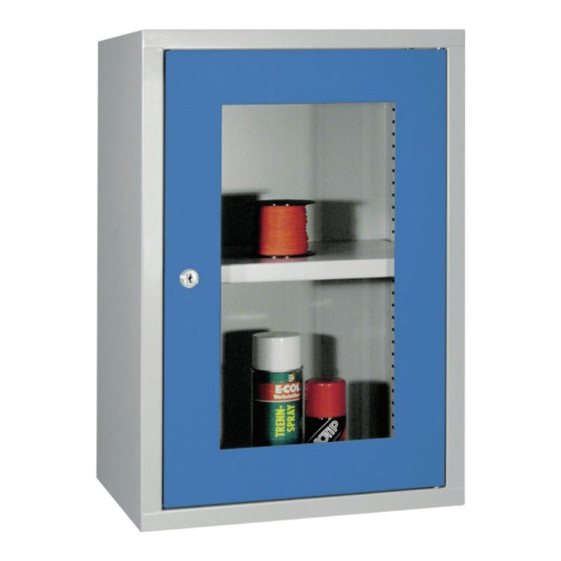 Bedrunka+Hirth Wandhängeschrank mit 1 Vollblech Tür mit glatter Rückwand