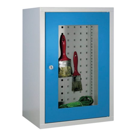 Bedrunka+Hirth Wandhängeschrank mit 1 Vollblech Tür mit gelochter Rückwand