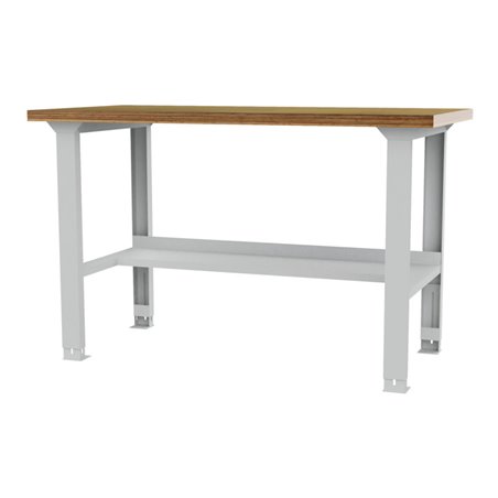 Bedrunka+Hirth Reihenwerkbank 1500 höhenverstellbar mit Ablageboden