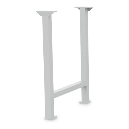 Bedrunka+Hirth Fußgestell aus Vierkantrohr BxTxH 150 x 650 x 819 mm