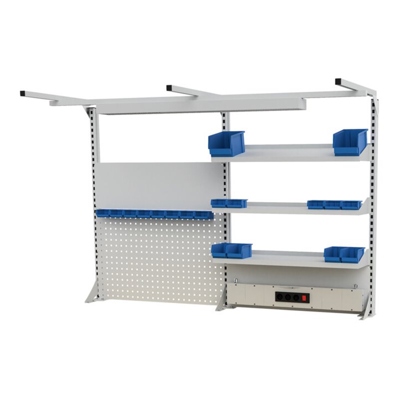 Bedrunka+Hirth Multi-Wand-Aufbau ohne Beleuchtung und Obergestell 2000x1250 mm