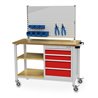 Bedrunka+Hirth Mobile Werkbank T500 mit 4 Schubladen