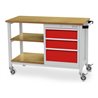 Bedrunka+Hirth Mobile Werkbank T500 mit 3 Schubladen