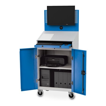 Bedrunka+Hirth Computerschrank T500 mobil BxTxH 680x500x1610 mm