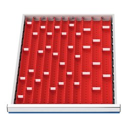 Bedrunka+Hirth Schubladeneinsatz Serie 500 Muldenplatten mit Mulden