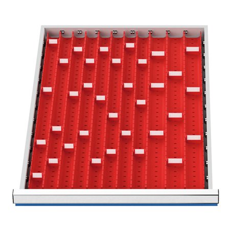 Bedrunka+Hirth Schubladeneinsatz Serie 500 Muldenplatten mit Mulden