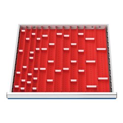 Bedrunka+Hirth Schubladeneinsatz Serie 700 Muldenplatten mit Mulden