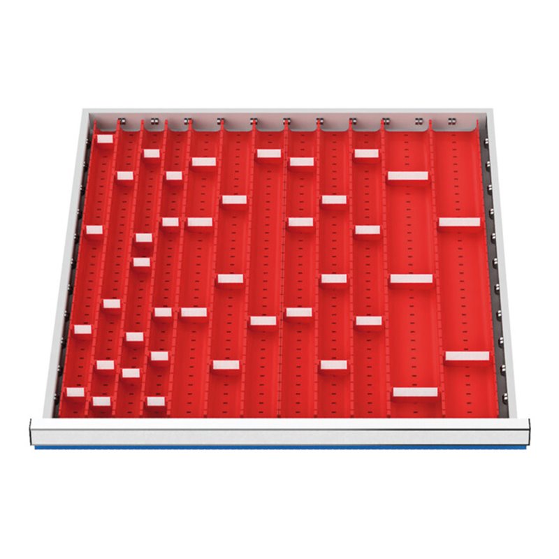 Bedrunka+Hirth Schubladeneinsatz Serie 700 Muldenplatten mit Mulden