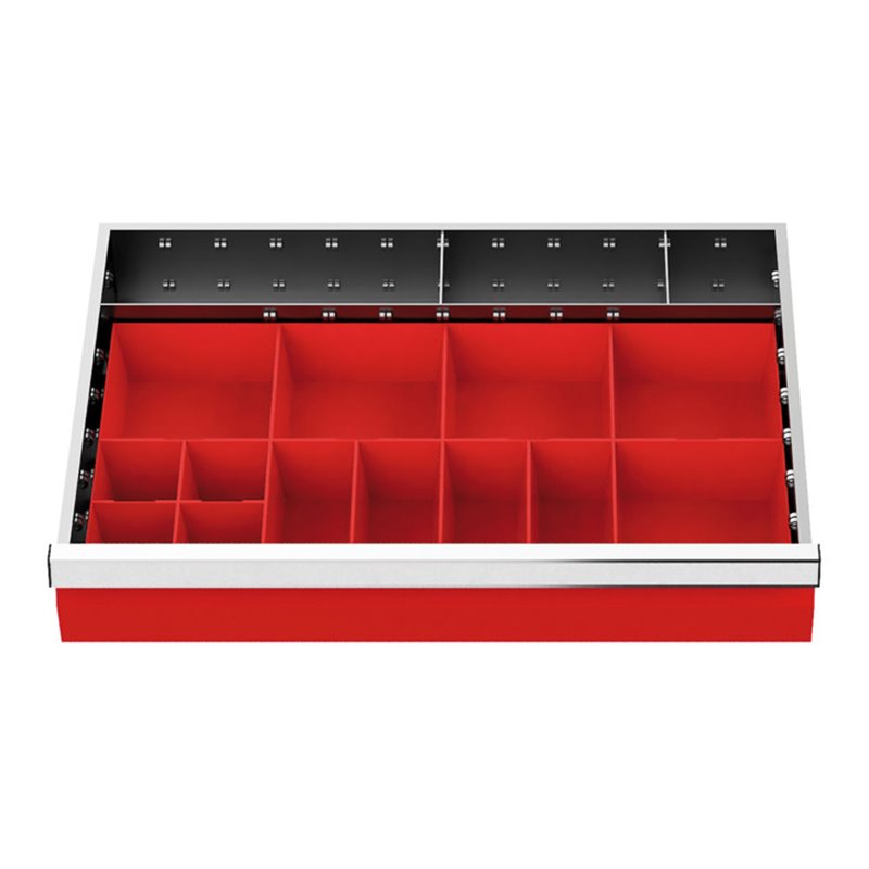 Bedrunka+Hirth Schubladeneinsatz Serie T500-6 Kleinteilekästen