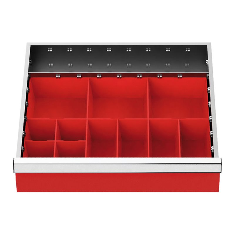 Bedrunka+Hirth Schubladeneinsatz Serie T500-4 Kleinteilekästen