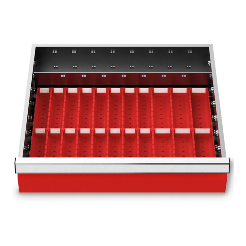 Bedrunka+Hirth Schubladeneinsatz Serie T500-4 Muldenplatten mit Mulden