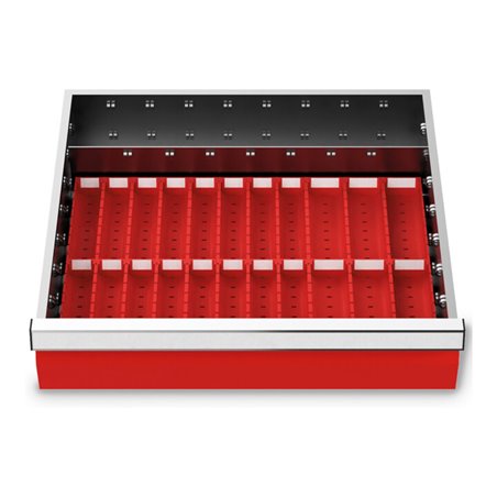 Bedrunka+Hirth Schubladeneinsatz Serie T500-4 Muldenplatten mit Mulden