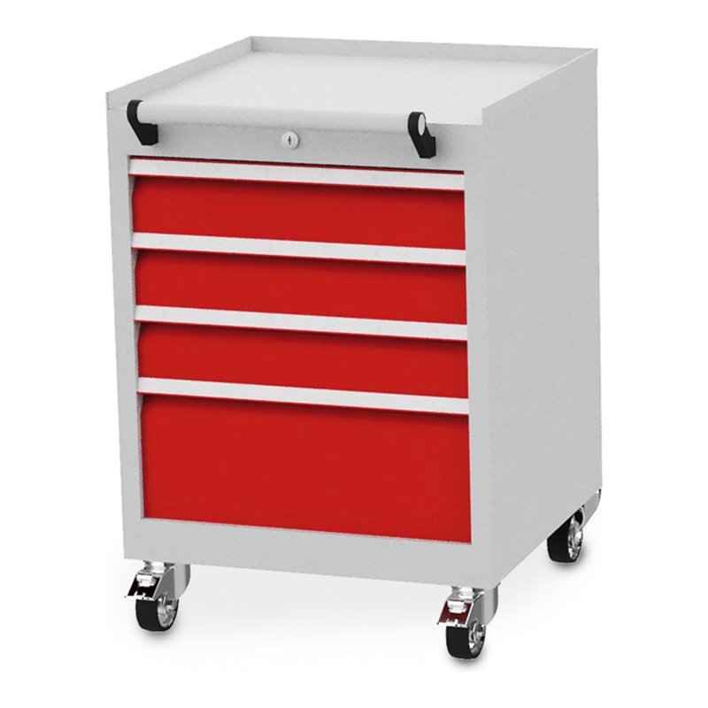 Bedrunka+Hirth Mobiler Schubladenschrank T 500 R 18-16 mit 4 Schubladen