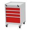 Bedrunka+Hirth Mobiler Schubladenschrank T 500 R 18-16 mit 4 Schubladen