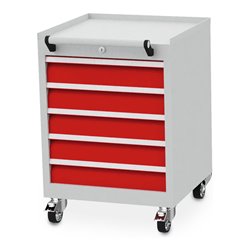Bedrunka+Hirth Mobiler Schubladenschrank T 500 R 18-16 mit 5 Schubladen