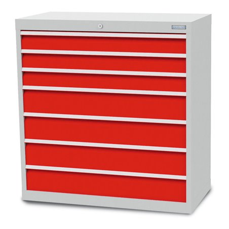 Bedrunka+Hirth Schubladenschrank Serie T500-9 mit 7 Schubladen 3x100 4x150 mm