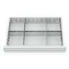 STIER Schubladeneinteilung Metalleinteilung BLH 100/125 mm Innenmaß 600x450 mm 6 Fächer