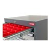 STIER Schubladeneinteilung Kleinteilekästen BLH 100 mm Innenmaß 600x450 mm 4 KTK 150x150 mm