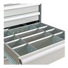 STIER Schubladeneinteilung Metalleinteilung BLH 150/175 mm Innenmaß 600x450 mm 12 Fächer 6 x TW 175