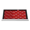 STIER Schubladeneinteilung Muldenplatten BLH 50 mm Innenmaß 800x450 mm 9 MP mit 2 Mulden