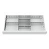 STIER Schubladeneinteilung Metalleinteilung BLH 100/125 mm Innenmaß 800x450 mm 8 Fächer