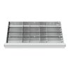 STIER Schubladeneinteilung Metalleinteilung BLH 150/175 mm Innenmaß 800x450 mm 20 Fächer