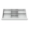 STIER Schubladeneinteilung Metalleinteilung BLH 150/175 mm Innenmaß 800x450 mm 8 Fächer