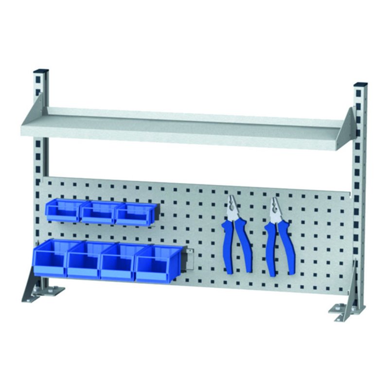 STIER Multiwandaufbau BxH 1000x650 mm 1 Fachboden 1000x220 mm