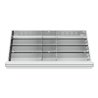 STIER Schubladeneinteilung Metalleinteilung BLH 200-300 mm Innenmaß 800x450 mm 12 Fächer 6 x TW 325