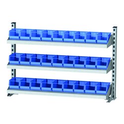 STIER Multiwandaufbau BxH 1000x650 mm 3 Fachböden 1000x220 mm