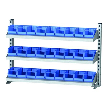 STIER Multiwandaufbau BxH 1000x650 mm 3 Fachböden 1000x220 mm