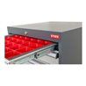 STIER Schubladeneinteilung Kleinteilekästen BLH 100 mm Innenmaß 800x450 mm 30 KTK 75x150 mm