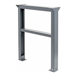 STIER Fußgestell höhenverstellbar BxTxH 80x575x720-1020 mm