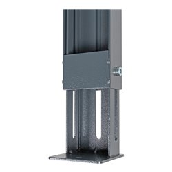 STIER Fußgestell höhenverstellbar BxTxH 80x575x720-1020 mm