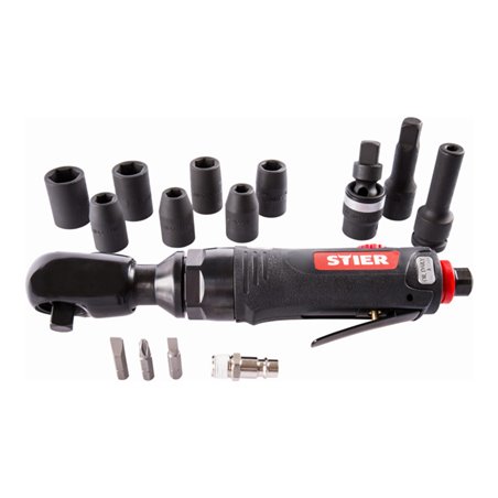 STIER Druckluft-Ratsche 1/2' - 14-teilig