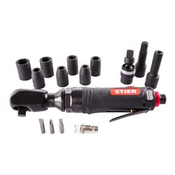 STIER Druckluft-Ratsche-Set 3/8' - 14-teilig