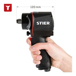 STIER Druckluft-Schlagschrauber 1/2' - 1400 Nm